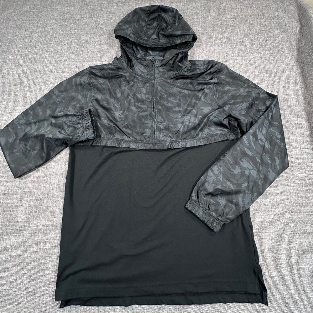 Under Armour Under Armour Sportstyle Anorak Jacket Mens L Camo 1/4 Zip Hooded